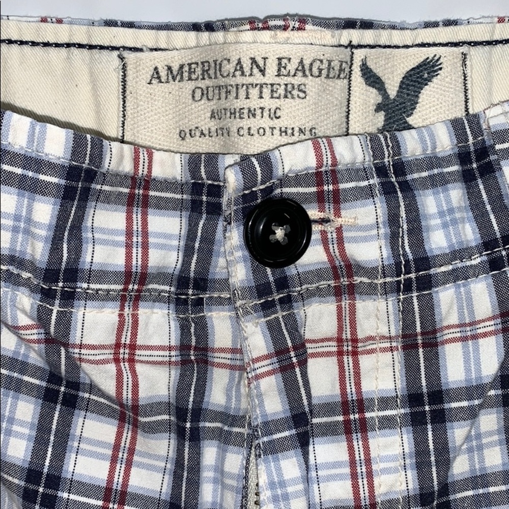 American Eagle Plaid Shorts